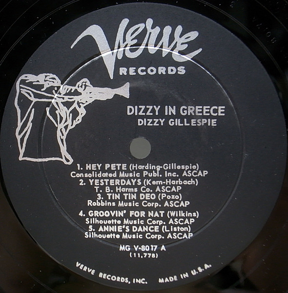 Dizzy Gillespie – Dizzy In Greece – Vinyl (Hollywood