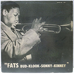レコード画像：FATS NAVARRO / Fats-Bud-Klook-Sonny-Kinney