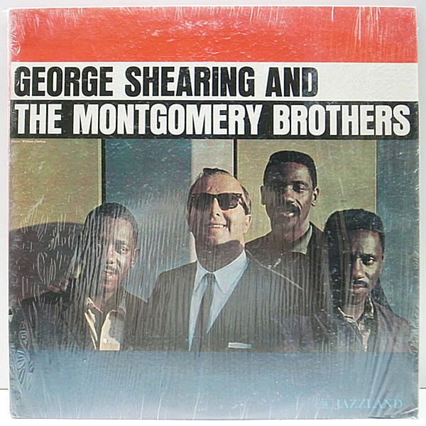 レコードメイン画像：シュリンク!美ジャケット! MONO 深溝 USオリジナル GEORGE SHEARING AND THE MONTGOMERY BROTHERS ('61 Jazzland JLP 55) 珍しい共演！