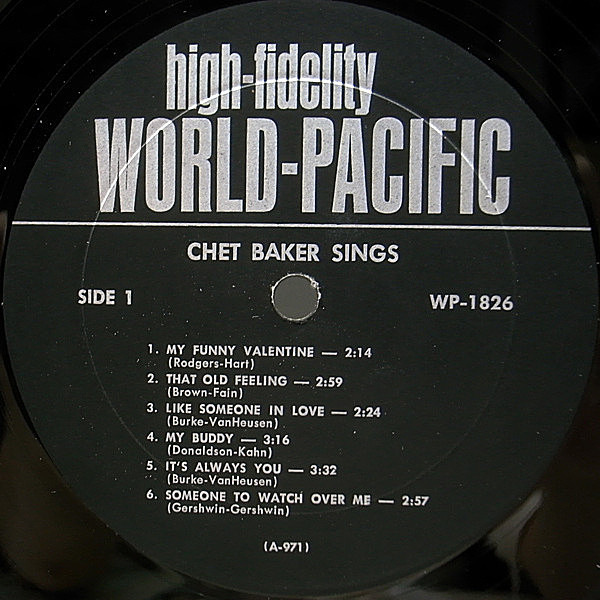 CHET BAKER / Chet Baker Sings (LP) / World Pacific | WAXPEND