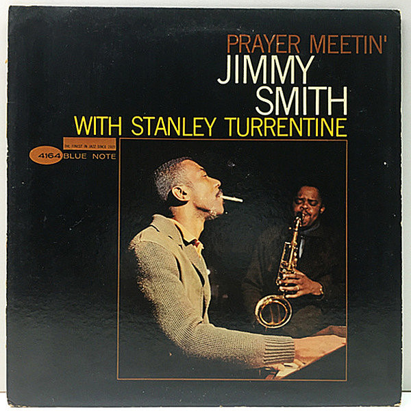 レコードメイン画像：MONO 1st. NEWYORK 耳 RVG刻印 USオリジナル JIMMY SMITH Prayer Meetin (Blue Note BLP 4164) With Stanley Turrentine, Quentin Warren