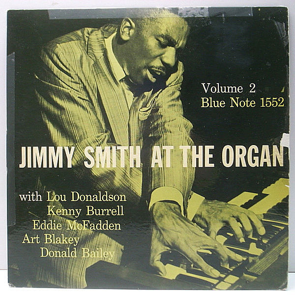 レコードメイン画像：激レア【両面 NY23】US 完全オリジナル JIMMY SMITH At The Organ, Volume 2 (Blue Note BLP 1552) KENNY BURRELL, ART BLAKEY