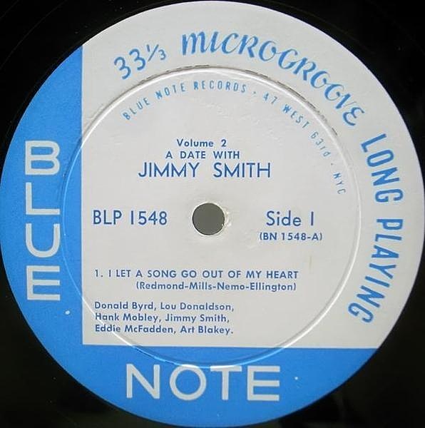 JIMMY SMITH / A Date With Jimmy Smith, Vol. 2 (LP) / Blue Note