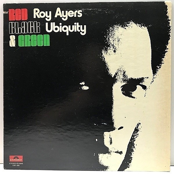 レコードメイン画像：美盤 USオリジナル 初版 赤Lbl. STERLING刻印 ROY AYERS UBIQUITY Red Black & Green ('73 Polydor) Ain't No Sunshine 他 サンプリング LP