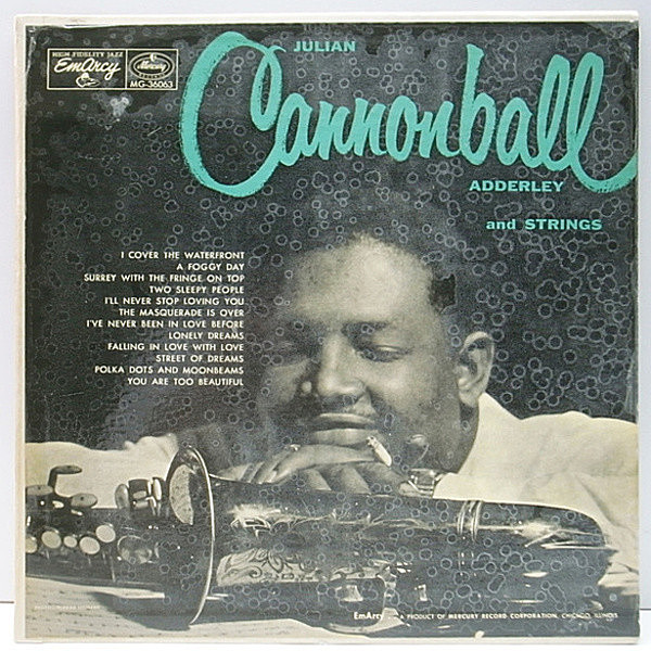 レコードメイン画像：美盤!! US 完全オリジナル CANNONBALL ADDERLEY And Strings ('55 Mercury) 小ドラマー 深溝 MONO