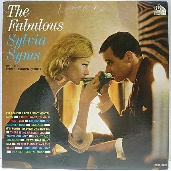 レコードメイン画像：白プロモ 美品 MONO オリジナル SYLVIA SYMS The Fabulous ('64 20th Century) KENNY BURRELLとのデュオもあり！