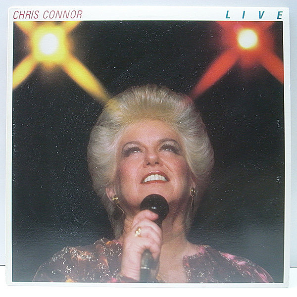 レコードメイン画像：美品 USオリジナル CHRIS CONNOR Live (Applause) ピアノトリオとの円熟味たっぷりの'81年ライヴ！クリス・コナー LP