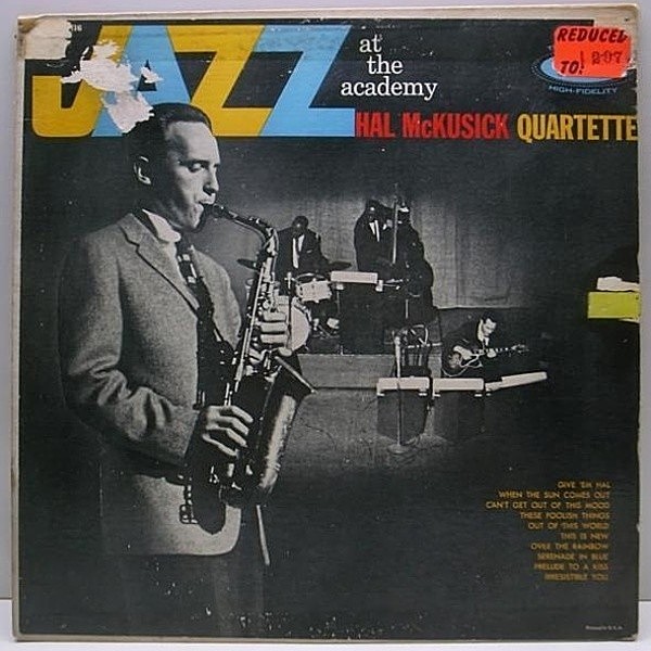レコードメイン画像：美再生!! プロモ FLAT Orig. HAL MckUSICK Jazz At The Academy