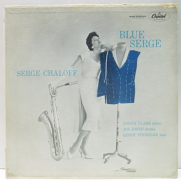 レコードメイン画像：US初期 MONO 虹ラベ SERGE CHALOFF Blue Serge (Capitol) ワンホーン傑作盤 SONNY CLARK, LEROY VINNEGAR, JOE JOENS