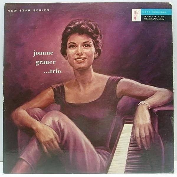 レコードメイン画像：ピアノトリオ名盤 MODEオリジ JOANNE GRAUER Mel Lewis MONO両溝