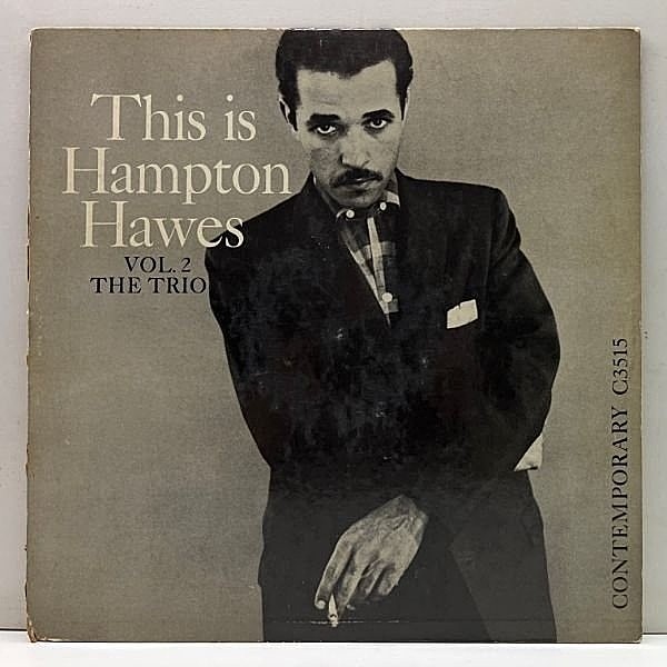 レコードメイン画像：USオリジナル MONO 深溝 This Is HAMPTON HAWES Vol. 2 : The Trio ('56 Contemporary) ハンプトン・ホーズ・トリオ 名盤