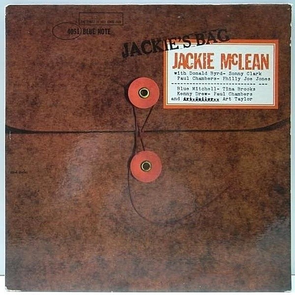 レコードメイン画像：両面47WEST63rd. MONO オリジナル JACKIE McLEAN Jackie's Bag (Blue Note BLP 4051) Tina Brooks, Sonny Clark ほか