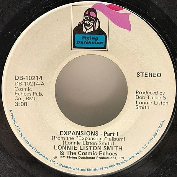 レコードメイン画像：良盤!! USオリジナル 7インチ LONNIE LISTON SMITH & THE COSMIC ECHOES Expansions ('75 Flying Dutchman) ファンク・グルーヴ BOB THIELE