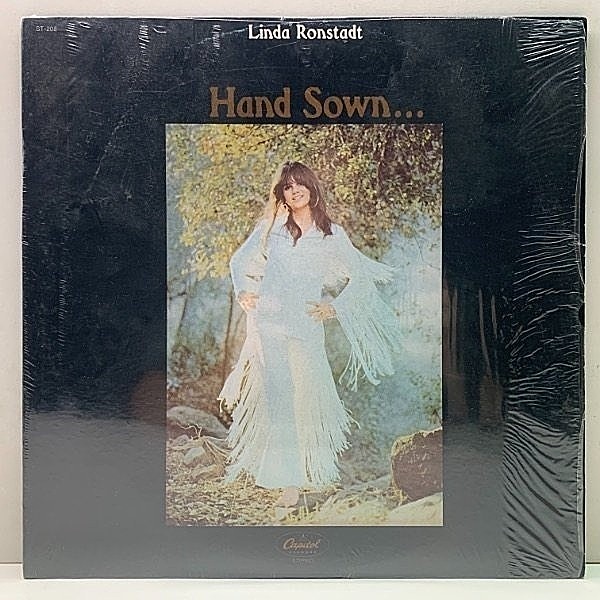 レコードメイン画像：Cut無し!シュリンク美品! 初版 虹ツヤ USオリジナル LINDA RONSTADT Hand Sown... Home Grown ('69 Capitol) ソロ・デビュー 1stアルバム