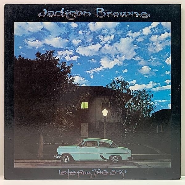 レコードメイン画像：良好品!! 薄青 aラベル US初期プレス 7E規格 JACKSON BROWNE Late For The Sky ('74 Asylum) 手書きPRC刻印 ジャクソン・ブラウン Lp