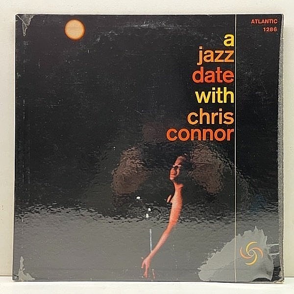 レコードメイン画像：良好!音抜群! MONO 初版 黒銀ラベ 深溝 USオリジナル CHRIS CONNOR A Jazz Date With ('58 Atlantic 1286) w/ Al Cohn, Eddie Costa ほか