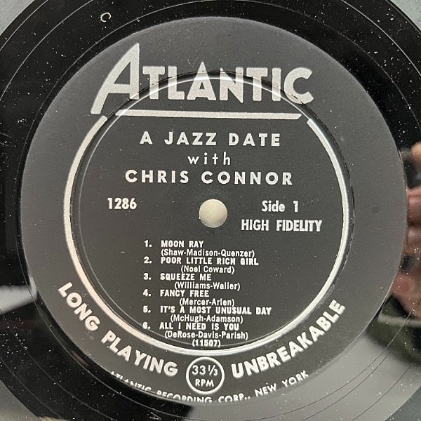 CHRIS CONNOR / A Jazz Date With Chris Connor (LP) / Atlantic