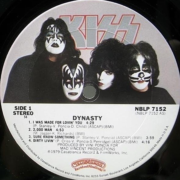 Kiss – Dynasty – Vinyl (LP, Album, Stereo), 1979 [r13132765