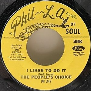 レコード画像：PEOPLE'S CHOICE / I Likes To Do It