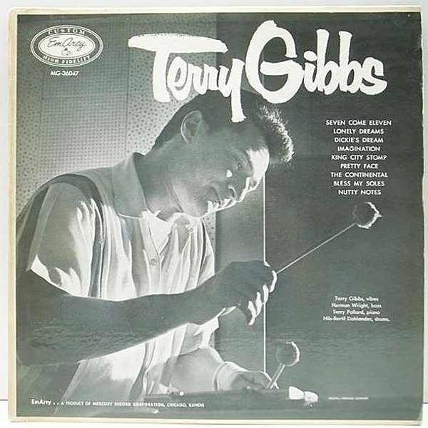 レコードメイン画像：美品 音質抜群 MONO 小ドラマー 深溝 TERRY GIBBS Same ('55 EmArcy MG-36047) テリー・ギブス LP