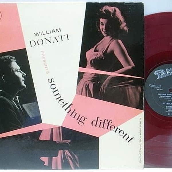 レコードメイン画像：良好!! 初回FLAT 赤盤 梯子ラベ 深溝 MONO 完全オリジナル WILLIAM DONATI ('55 Tampa 17) マイナー・ピアノトリオ