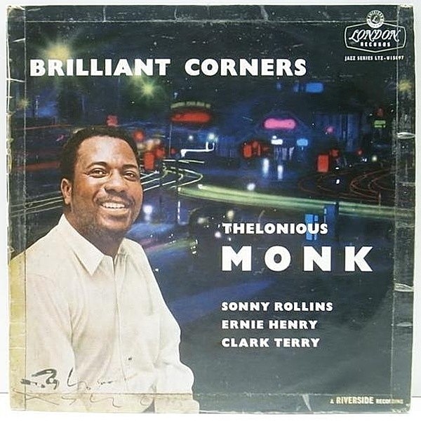 レコードメイン画像：レア・ジャケ違い UKオリジナル MONO 深溝 THELONIOUS MONK Brilliant Corners (英国 London) Sonny Rollins, Ernie Henry, Max Roach ほか