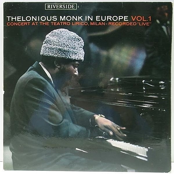 レコードメイン画像：良品!! MONO 内溝 蘭オリジナル THELONIOUS MONK QUARTET In Europe Vol. 1 (Riverside RM002) 伊ミラノ・ライヴ Charlie Rouse ほか