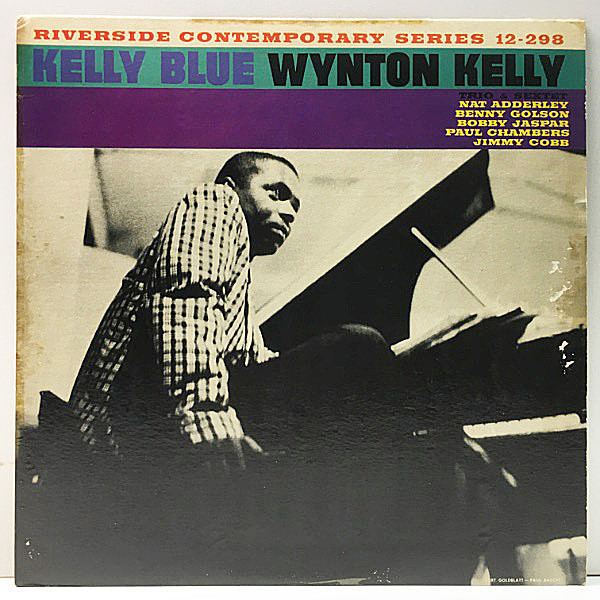 レコードメイン画像：US 完全オリジナル MONO 青スモール 深溝 WYNTON KELLY Kelly Blue (Riverside RLP 12-298) ウィントン・ケリー屈指の人気盤！初回モノラル