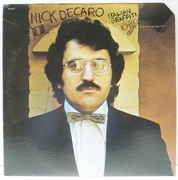 NICK DECARO ITALIAN GRAFFITY アナログレコード Nick DeCaro – Italian Graffiti – Vinyl (LP, Album, Reissue