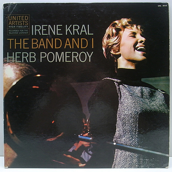レコードメイン画像：レア!! 両溝 USオリジ IRENE KRAL The Band & I / Herb Pomeroy