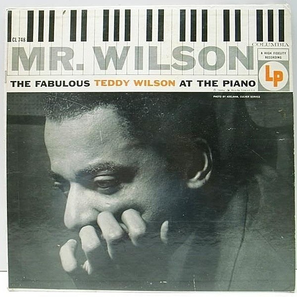 レコードメイン画像：当時の未発表を含む初期の貴重な録音集!! 6eye 深溝 MONO オリジナル TEDDY WILSON Mr. Wilson (The Fabulous Teddy Wilson At The Piano)
