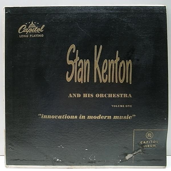 レコードメイン画像：MONO 米初期 リング付き灰ラベル STAN KENTON Innovations In Modern Music | Art Pepper, Bud Shank, Shelly Manne, June Christy ほか