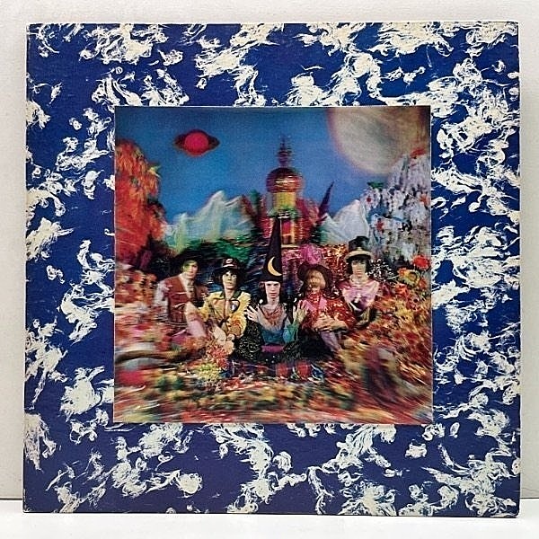 レコードメイン画像：レアな美品!! 初回 3D 銀バー青ラベ USオリジ ROLLING STONES Their Satanic Majesties Request ('67 London) w/BellSound刻印 マト1A・1B