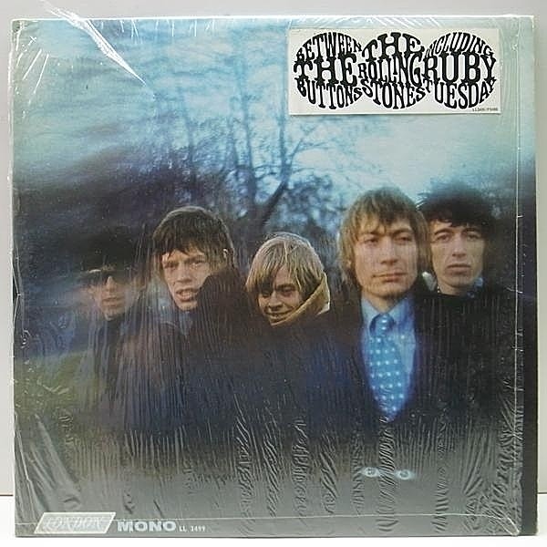 レコードメイン画像：レア《シュリンク＋ステッカー》MONO マルーン USオリジナル ROLLING STONES Between The Buttons (London LL 3499) Shrink + Sticker!!