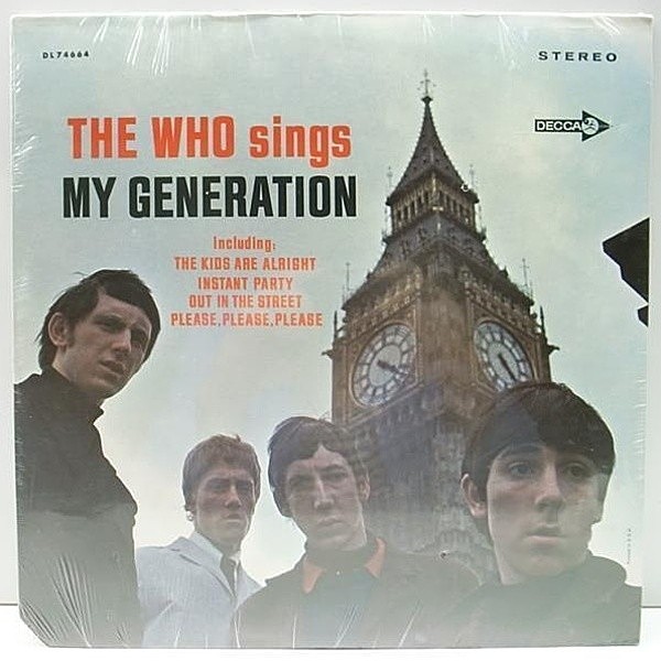 レコードメイン画像：究極《シールド・未開封・極上美》USオリジナル THE WHO My Generation ('66 Decca) 12曲INC. 1st デビュー 米 初回プレス SEALED COPY!!