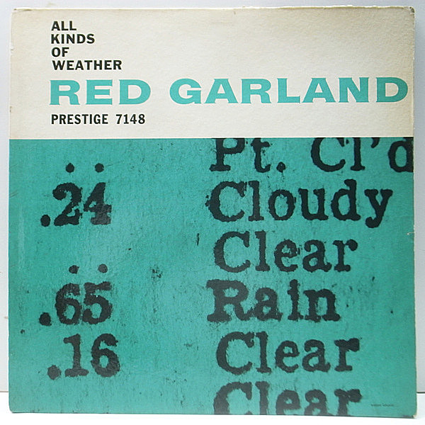 レコードメイン画像：USオリジナル MONO RVG刻印 1st NJ, Yellow 深溝 RED GARLAND All Kinds Of Weather ('58 Prestige) PAUL CHAMBERS, ART TAYLOR