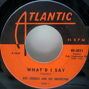 レコード画像：RAY CHARLES / What'd I Say