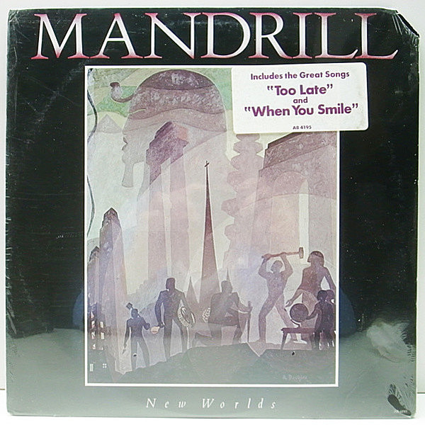 レコードメイン画像：《SEALED・未開封》USオリジナル MANDRILL New Worlds ('78 Arista) マンドリル X-OVER AFRO, SOUL, FUNK, DISCO, LATIN, SALSA