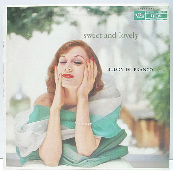 レコードメイン画像：美品 MONO《人気ジャケット》BUDDY DeFRANCO Sweet And Lovely モノラル LP | Sonny Clark, Tal Farlow ほか