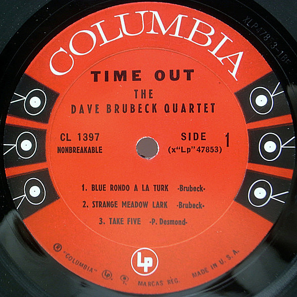 DAVE BRUBECK / Brubeck Time USオリジナル盤 Brubeck Time - Wikipedia