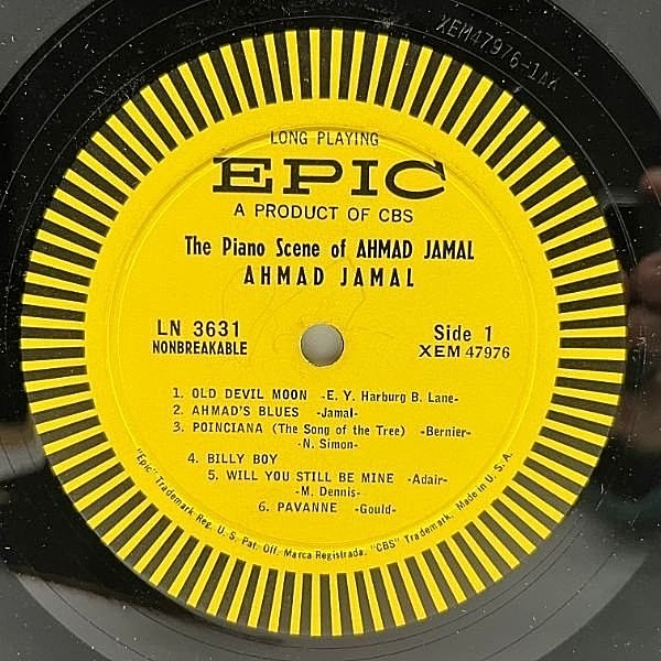 AHMAD JAMAL / The Piano Scene Of (LP) / Epic | WAXPEND RECORDS