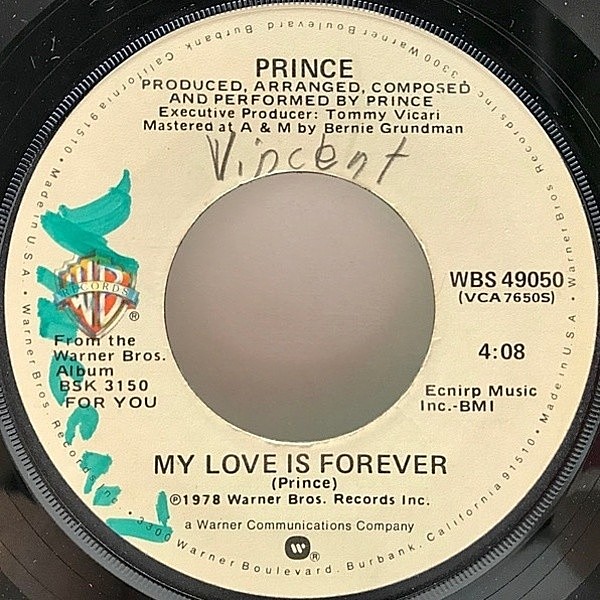 PRINCE / I Wanna Be Your Lover (7) / Warner Bros. | WAXPEND