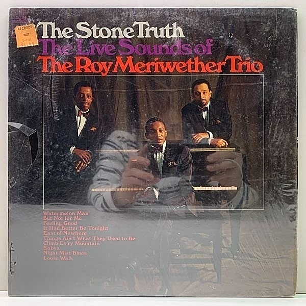 レコードメイン画像：レア!シールド未開封! MONO 2eye 米オリジナル ROY MERIWETHER TRIO The Stones Truth ('66 Columbia) ピアノトリオ 傑作ライヴ