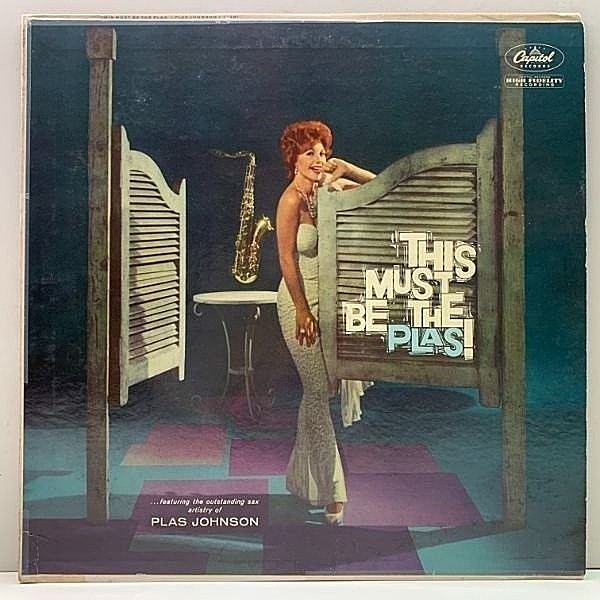 レコードメイン画像：美盤!! MONO USオリジナル PLAS JOHNSON This Must Be The Plas ('59 Capitol T-1281) ワンホーン傑作 Larry Bunker, Howard Roberts ほか