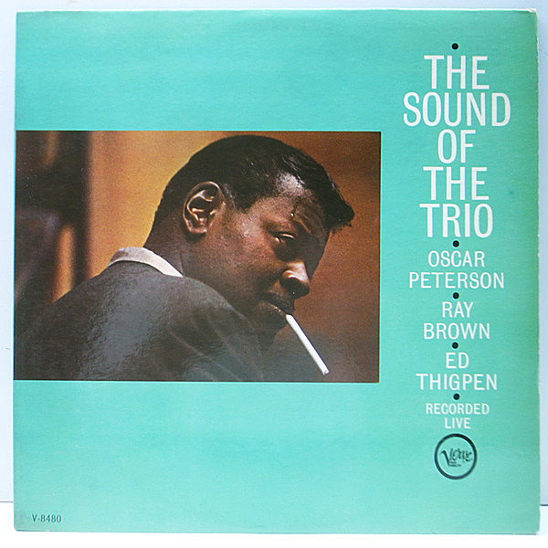 レコードメイン画像：良好!! MONO オリジナル OSCAR PETERSON / RAY BROWN / ED THIGPEN The Sound Of The Trio ('61 Verve) ロンドン・ハウス・ライヴ 人気作