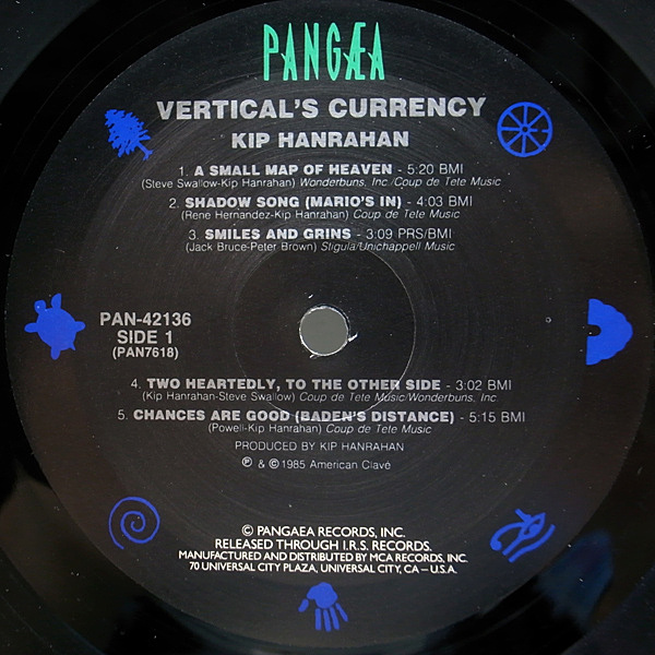 KIP HANRAHAN / Vertical's Currency (LP) / Pangaea | WAXPEND