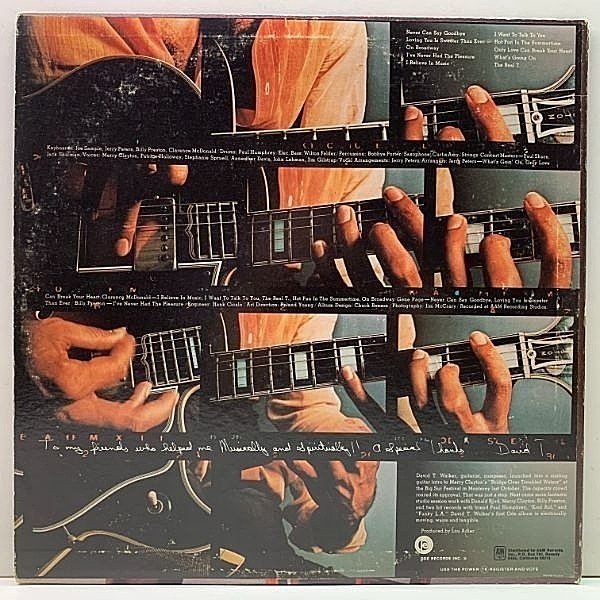 DAVID T. WALKER / Same (LP) / Ode | WAXPEND RECORDS