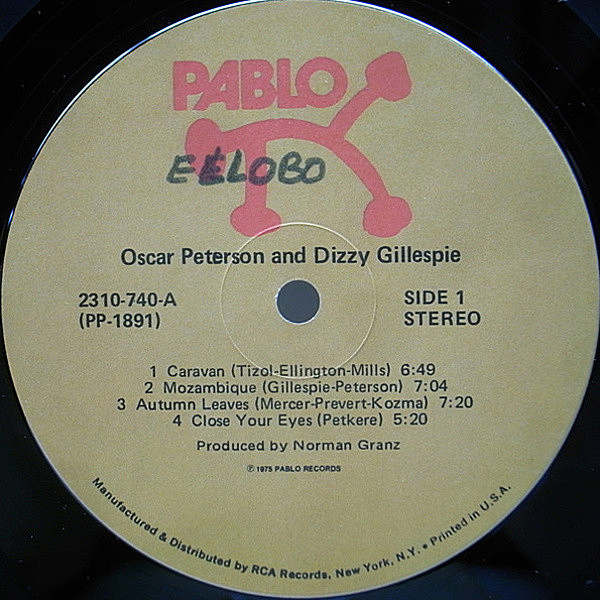 OSCAR PETERSON / DIZZY GILLESPIE / Oscar Peterson & Dizzy