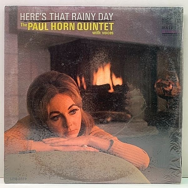 レコードメイン画像：シュリンク美品!! MONO USオリジナル 初版ニッパー 深溝 PAUL HORN Here's That Rainy Day ('66 RCA Victor) ポール・ホーン 米 モノラル