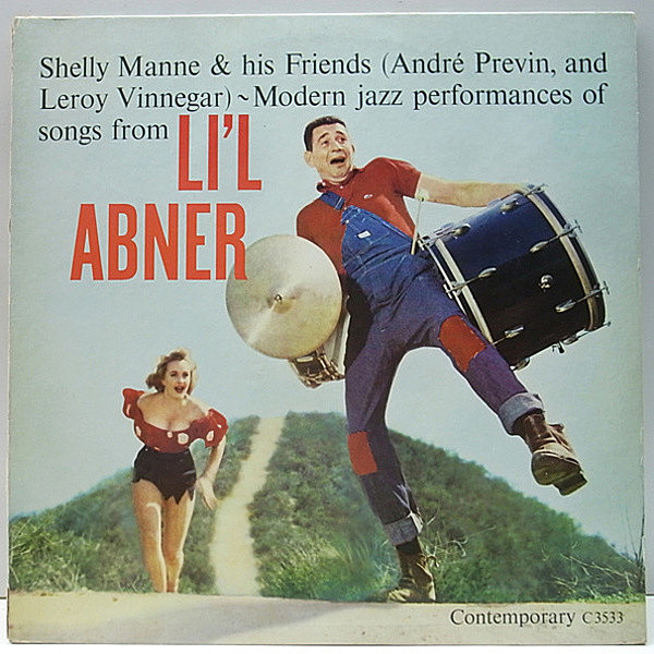 レコードメイン画像：美ジャケット!! MONO 深溝 USオリジナル SHELLY MANNE Li'l Abner ('57 Comtemporary) ピアノトリオ 名盤